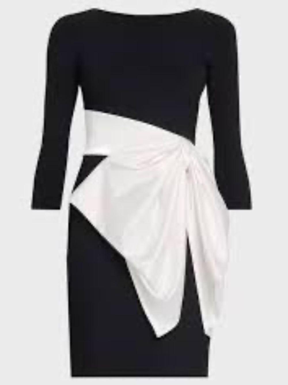 Chiara Boni La Petite Robe Boat-Neck Bow Mini Dress